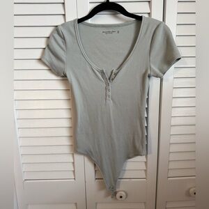 A&F Soft Collection Henley Bodysuit | XS